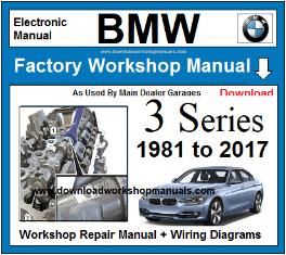BMW 3 Series Workshop Service Repair Manual